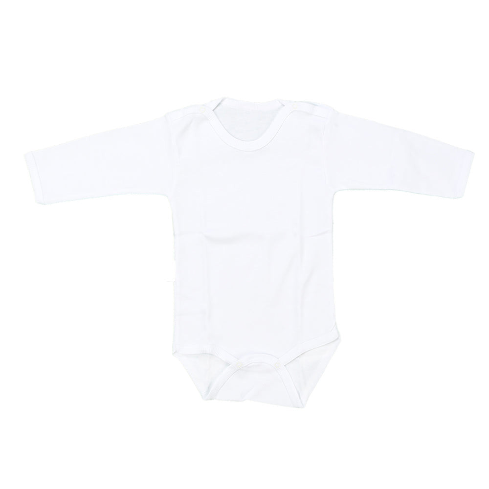 Long Sleeve Kids Bodysuit White (1-3 Years) - 001.0001