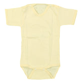 Short Sleeve Kids Bodysuit Yellow (1-3 Years) - 001.0004