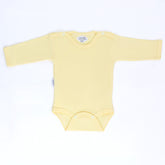 Long Sleeve Baby Bodysuit Yellow (0-12 Months) - 001.0157