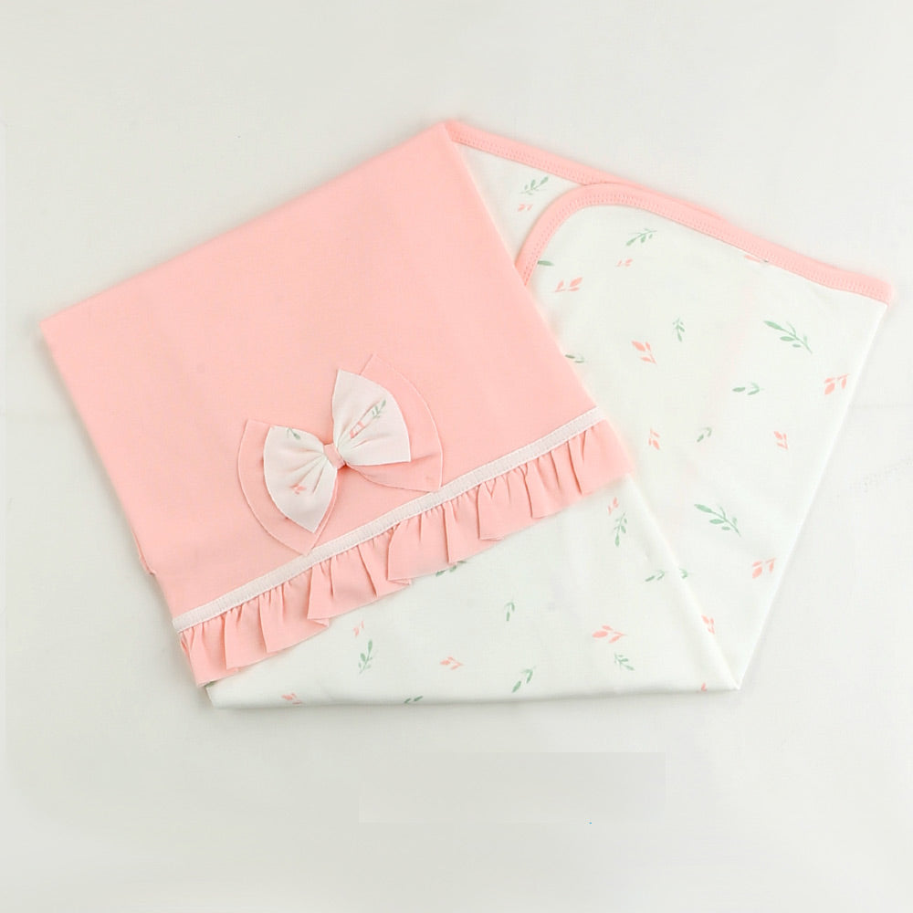 Ruffle Themed Baby Blanket Salmon - 001.1113