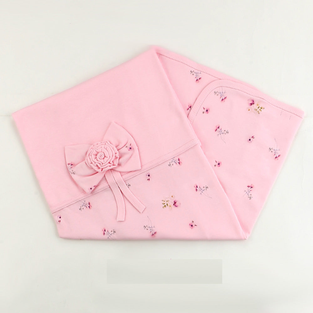 Flower Themed Baby Blanket Pink - 001.1114