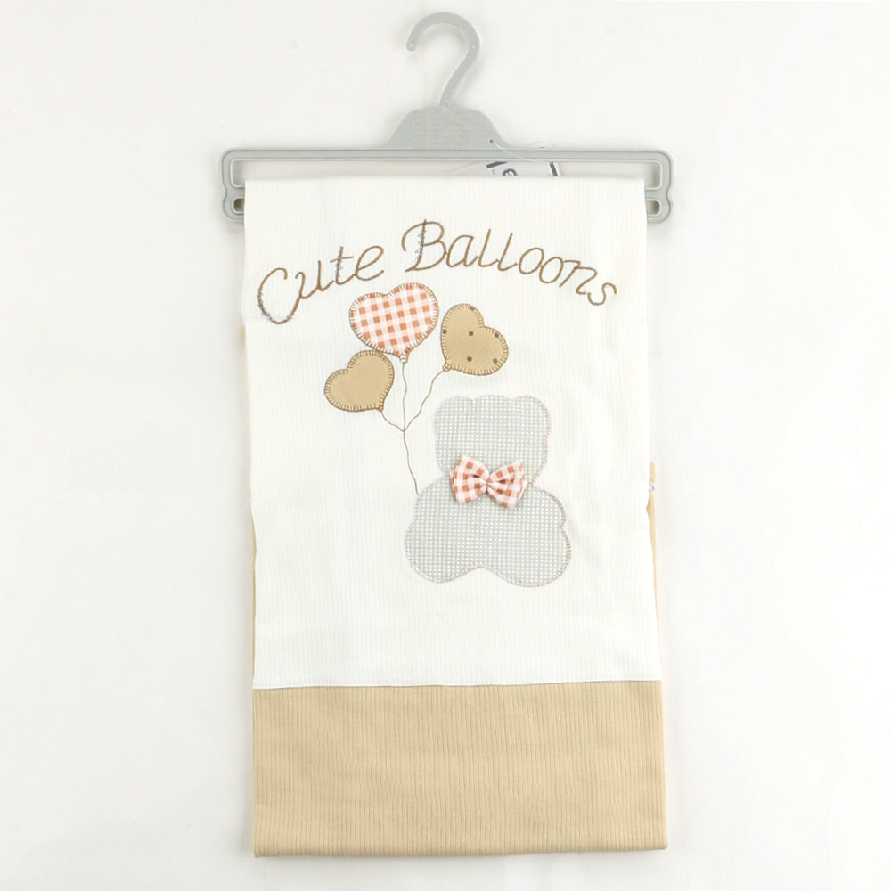 Cute Balloons Themed Baby Blanket Coffee - 001.1120