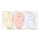 3-Pack Pom-Pom Baby Girl Socks (0-6 Months) - 001.144