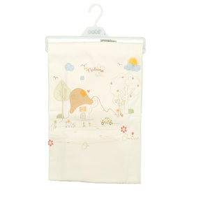 Nature Themed Baby Blanket Ecru - 001.1523