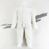 Polka Dot Patterned Baby Pajama Set Ecru (3-12 Months) - 001.2328