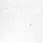 Double Breasted Baby Bodysuit Ecru (0-3 Months) - 001.5903