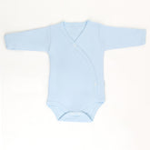 Double Breasted Baby Bodysuit Blue (0-3 Months) - 001.5903