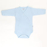 Double Breasted Baby Bodysuit Blue (0-3 Months) - 001.5903