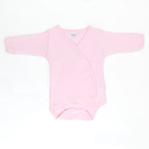Double Breasted Baby Bodysuit Pink (0-3 Months) - 001.5903