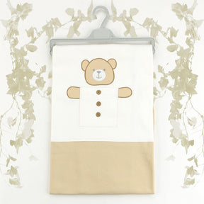 Bear Themed Baby Blanket Coffee - 001.9182