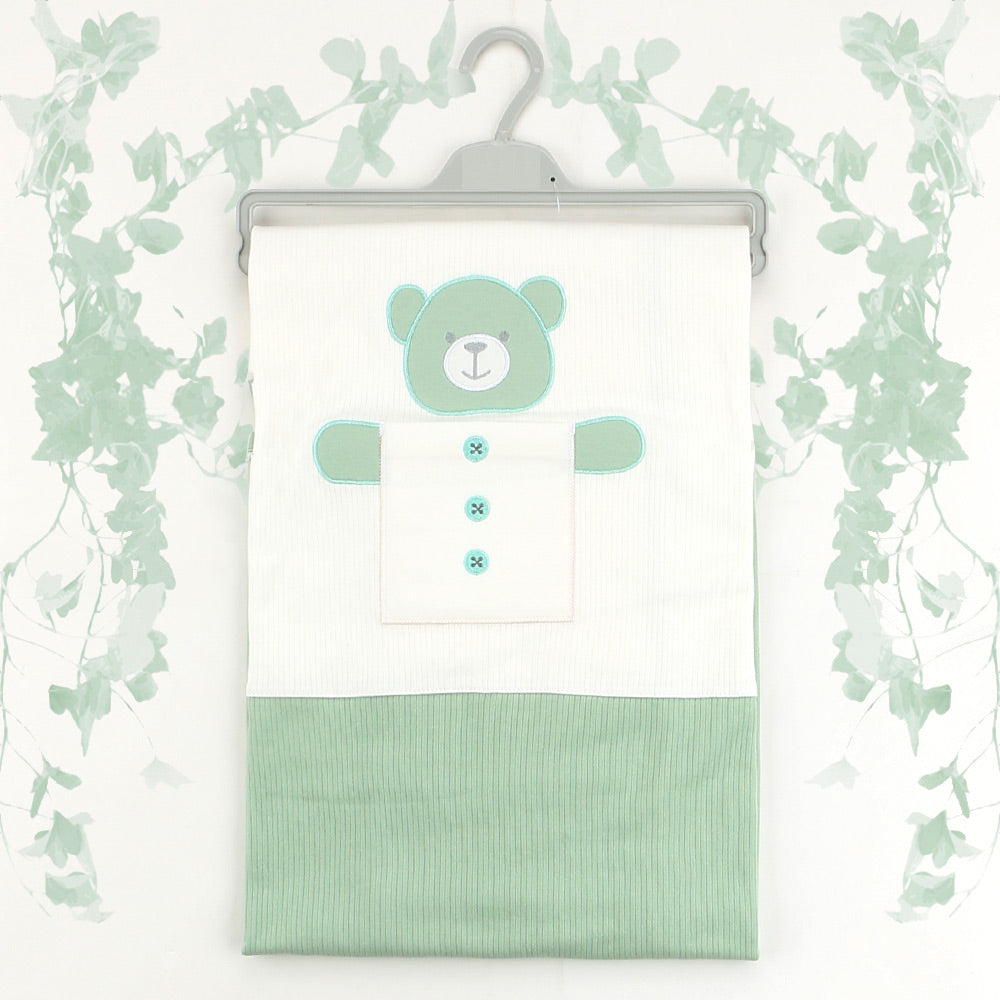 Bear Themed Baby Blanket Green - 001.9182