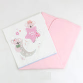 Moon Star Themed Baby Blanket Pink - 001.9186