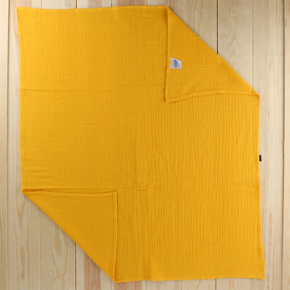Muslin Fabric Baby Blanket Mustard - 001.9211