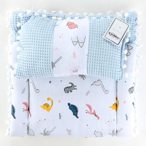 Muslin Fabric Baby Diaper Changing Cushion Blue - 001.9214