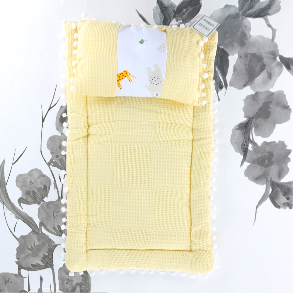 Muslin Fabric Baby Swaddle Yellow - 001.9214