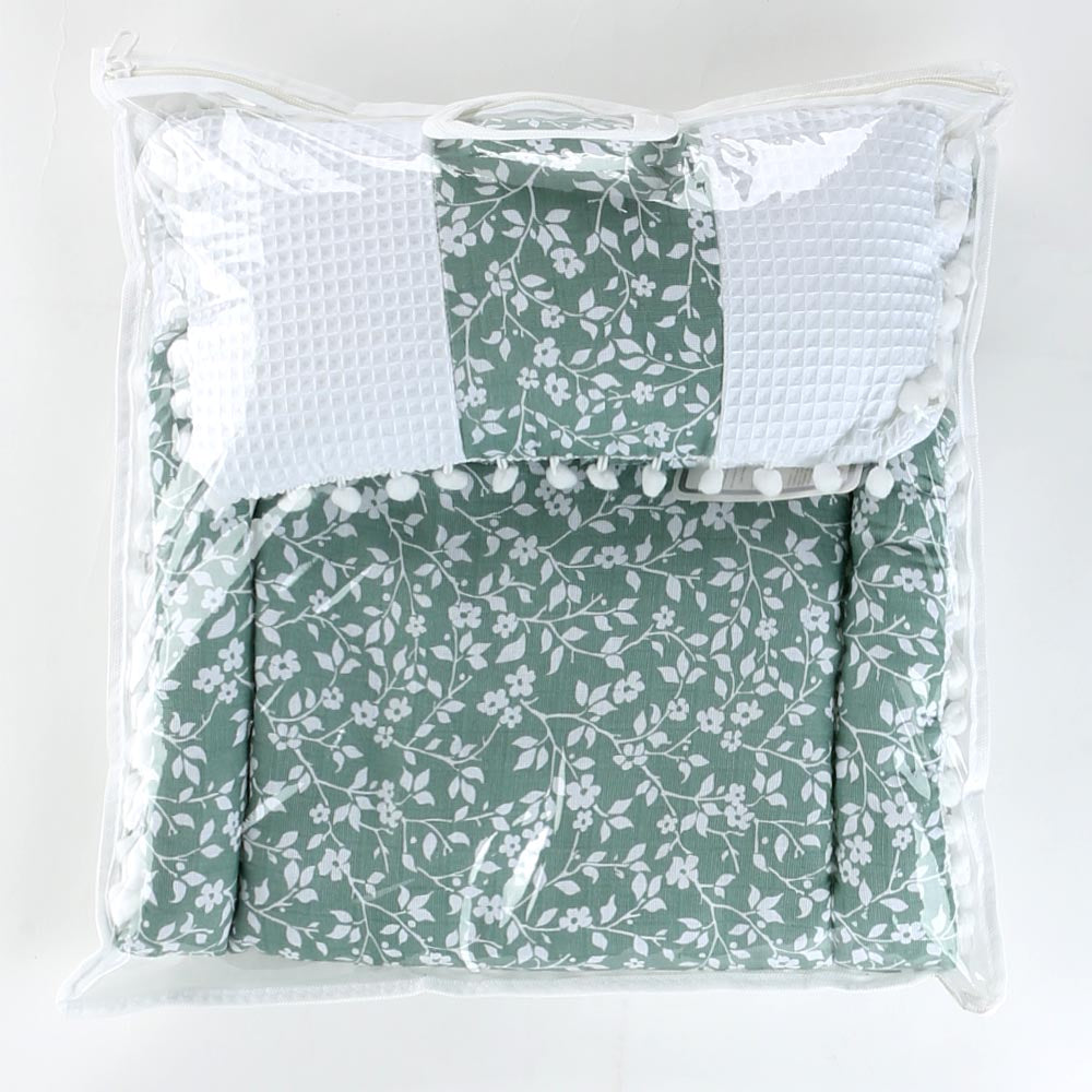Muslin Fabric Baby Swaddle Green - 001.9214