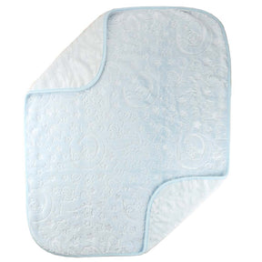 Moon Themed Embossed Plush Baby Blanket Blue - 001.9760