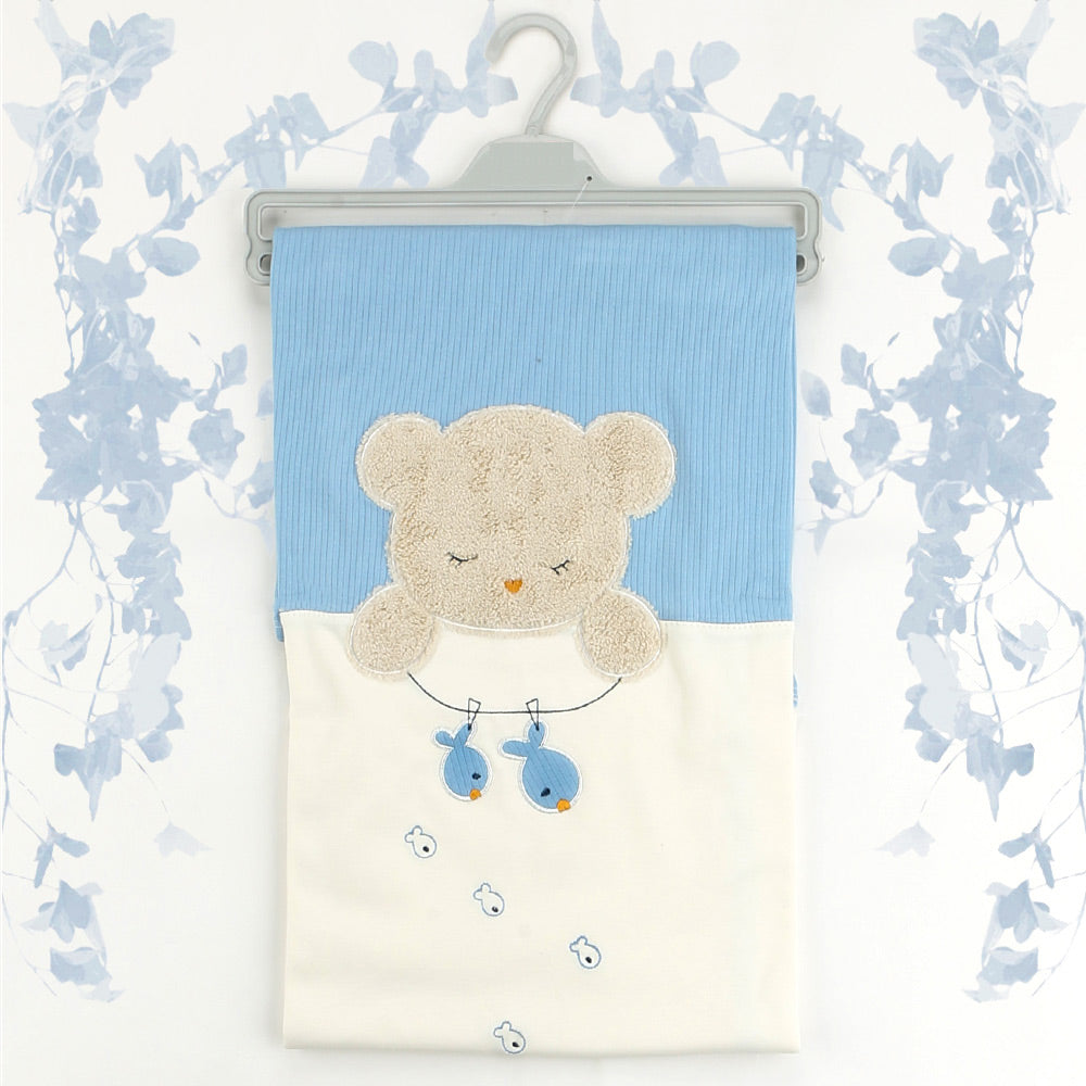 Fisherman Themed Baby Blanket Blue - 001.9859