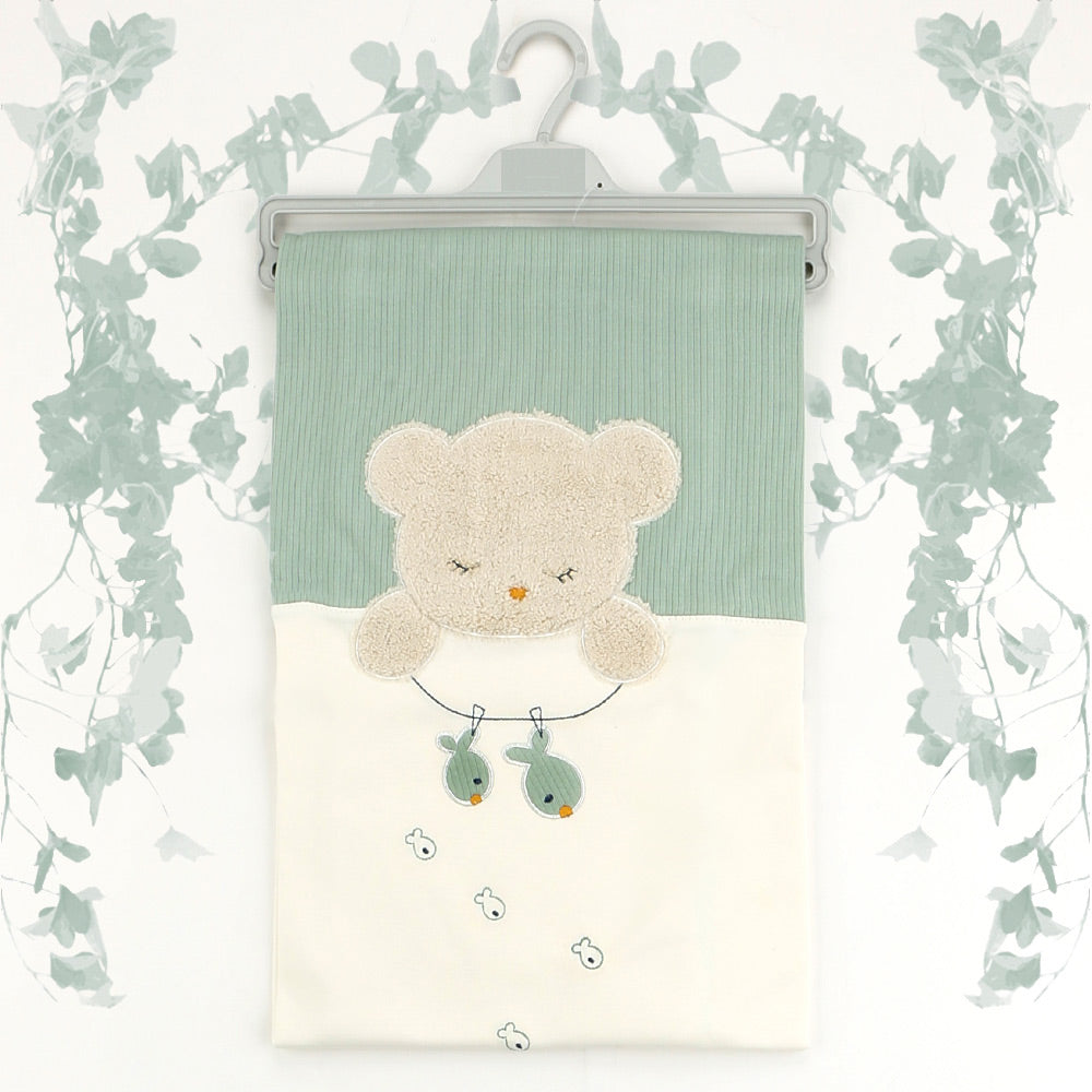 Fisherman Themed Baby Blanket Green - 001.9859