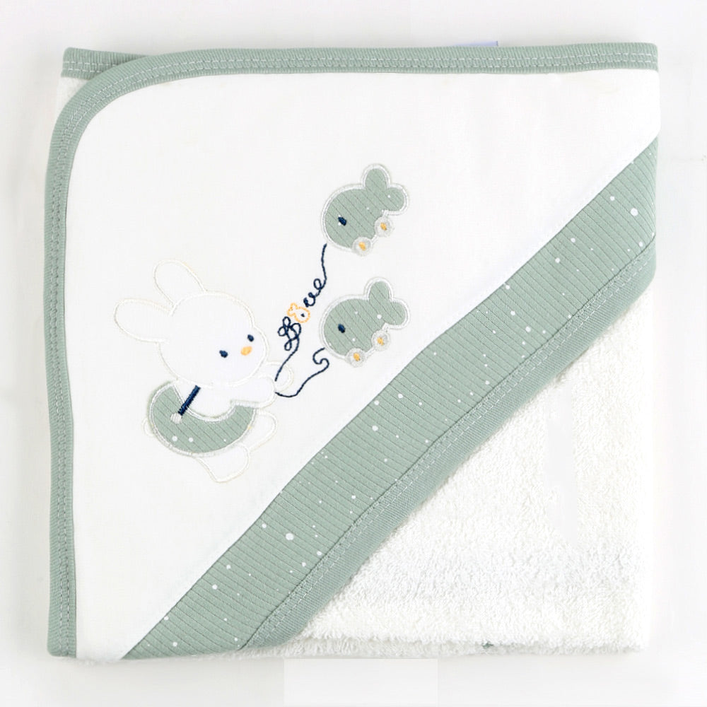 Fish Themed Baby Boy Towel Green - 001.9879