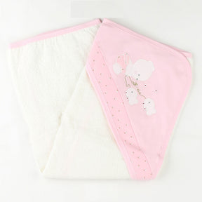 Fish Themed Baby Girl Towel Pink - 001.9880