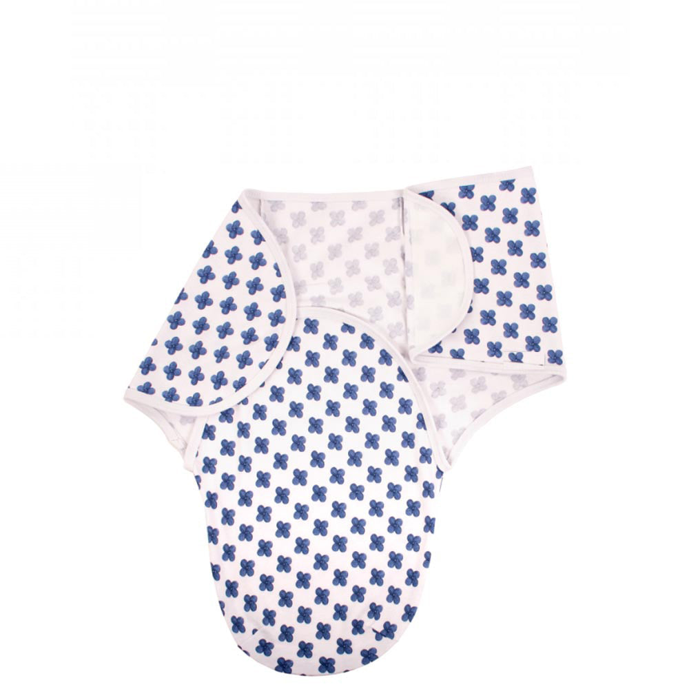 Patterned Baby Swaddle Blue - 012.118