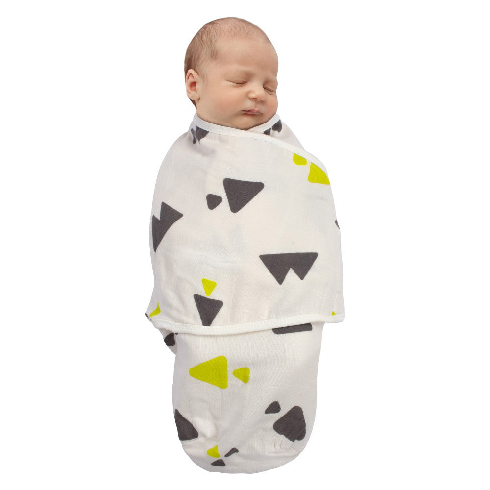 Triangle Organic Baby Swaddle Ecru - 012.306