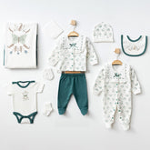 Butterfly Themed Hospital Outfit 10-Piece Set Newborn Ecru (0-6 Months) - 020.10318