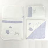 Cat Baby Swaddle, Blanket And Pillow White - 024.1520