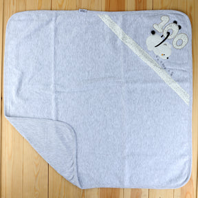 Ponpon Quilted Themed Baby Blanket Grey - 024.3536