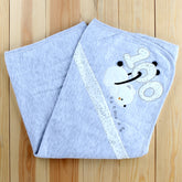 Ponpon Quilted Themed Baby Blanket Grey - 024.3536