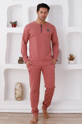 Wide Collar Men's Pajamas Tile - 0300