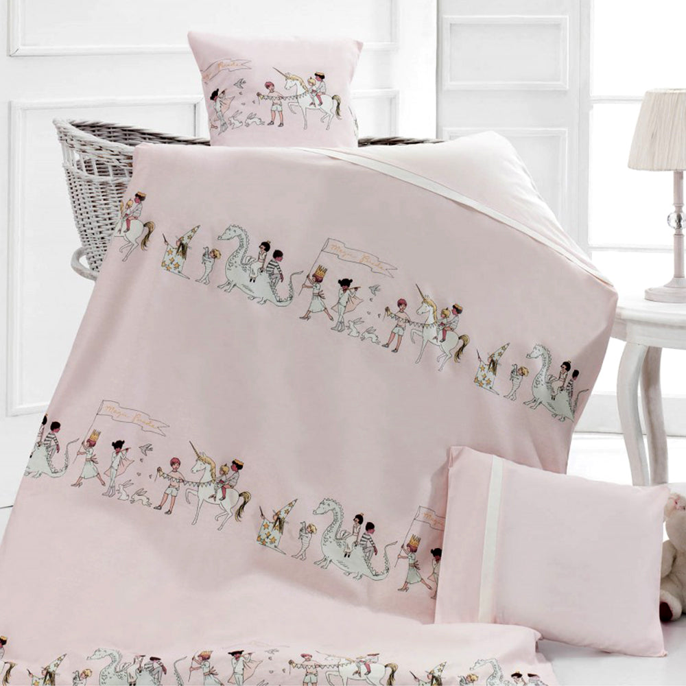 Story Baby Duvet Cover Set Powder - 033.8088