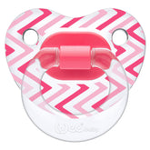 Zigzag Themed Baby Pacifier Red - 035.836