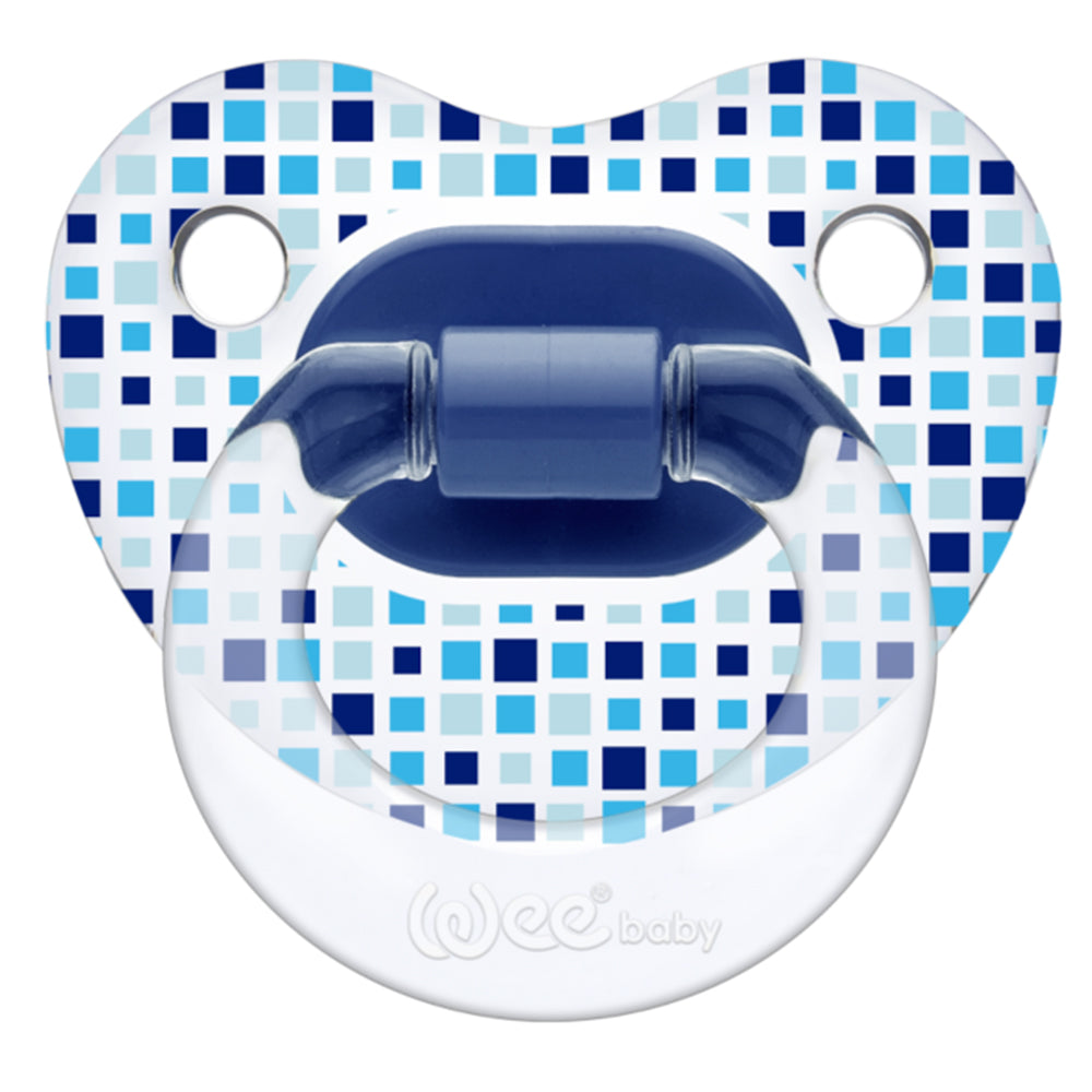 Square Themed Baby Pacifier Blue - 035.836