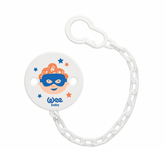 Pirate Themed Baby Boy Pacifier Cord White - 035.901