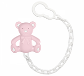 Bear Themed Baby Girl Pacifier Cord Pink - 035.903