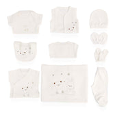 Rabbit&Bear Themed Hospital Outfit 10-Piece Set Newborn Baby Ecru (0-6 Months) -  B047.10036.03