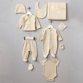 Star Bear Themed Hospital Outfit 10-Piece Set Newborn Baby Boys (0-6 Months) - 047.10092.03