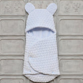 Embossed Velboa Baby Swaddle Blue - 047.95025.01