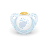 Elephant Themed Baby Boy Rubber Pacifier Blue (6-18 Months) - 060.734036