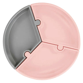 Vacuum Base Puzzle Baby Feeding Plate Pink (6 Months+) - 063.1390002