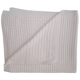 Triangle Knitwear Themed Baby Blanket Ecru - 073.1052