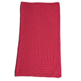 Rounded Knitwear Themed Baby Blanket Red - 073.1053