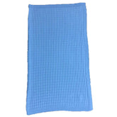 Rounded Knitwear Themed Baby Blanket Blue - 073.1053