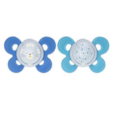 Star Themed Dual Comfort Night Baby Boy Silicone Pacifier Blue (16-36 Months) - 075.7493542