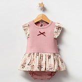 3-Pack Vintage Rose Baby Girl Bodysuit Dried Rose (0-1)(1-3)(3-6) Months - 132.5161
