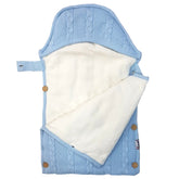 Knitted Knitwear Baby Swaddle Blue - 224.4560