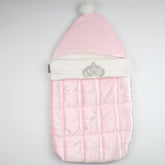 Velvet Quilted Baby Swaddle Pink - 224.4627