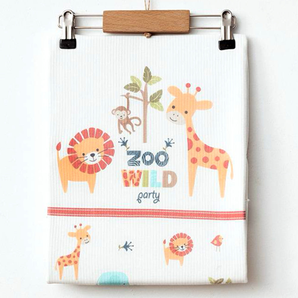 Lion Themed Baby Blanket White - 239.1008